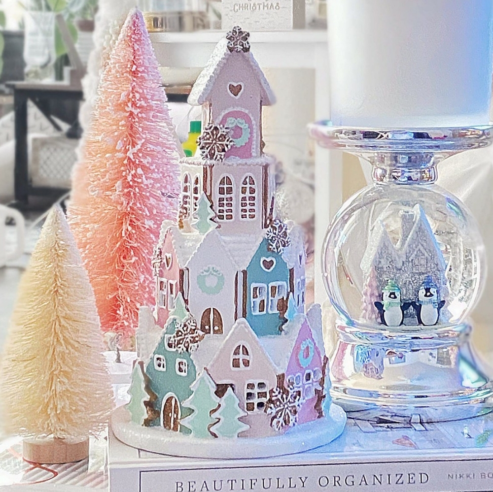 Pastel Gingerbread  castle